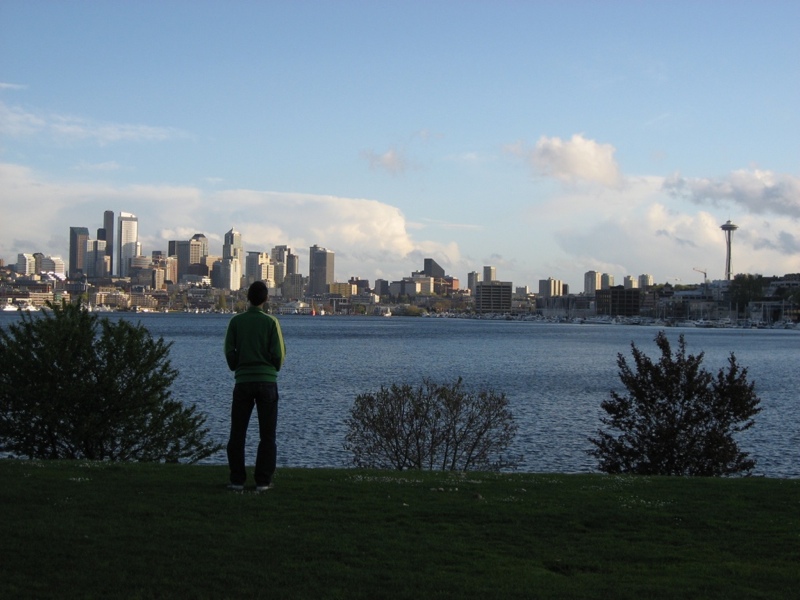 Looking at Lake Union