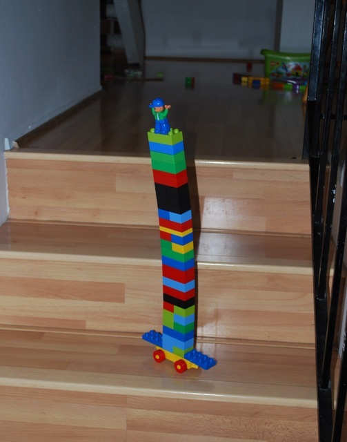 airplane truck tower