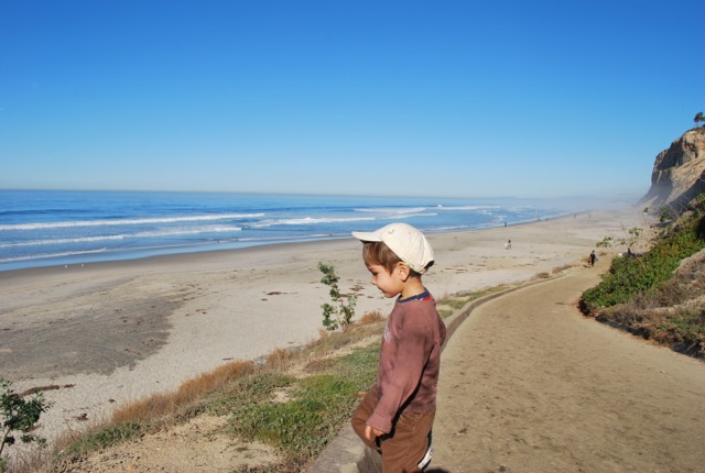 Looking at the waves