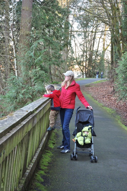 out for a walk