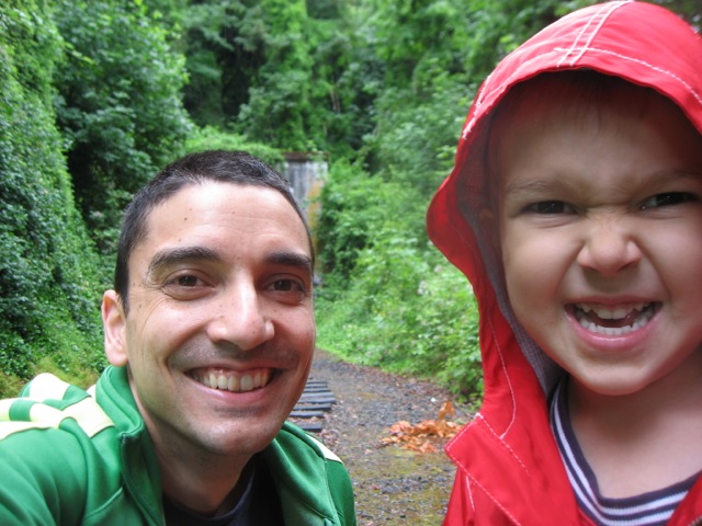 Smile in the woods