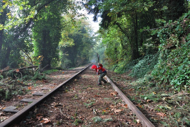 clearing off the rails